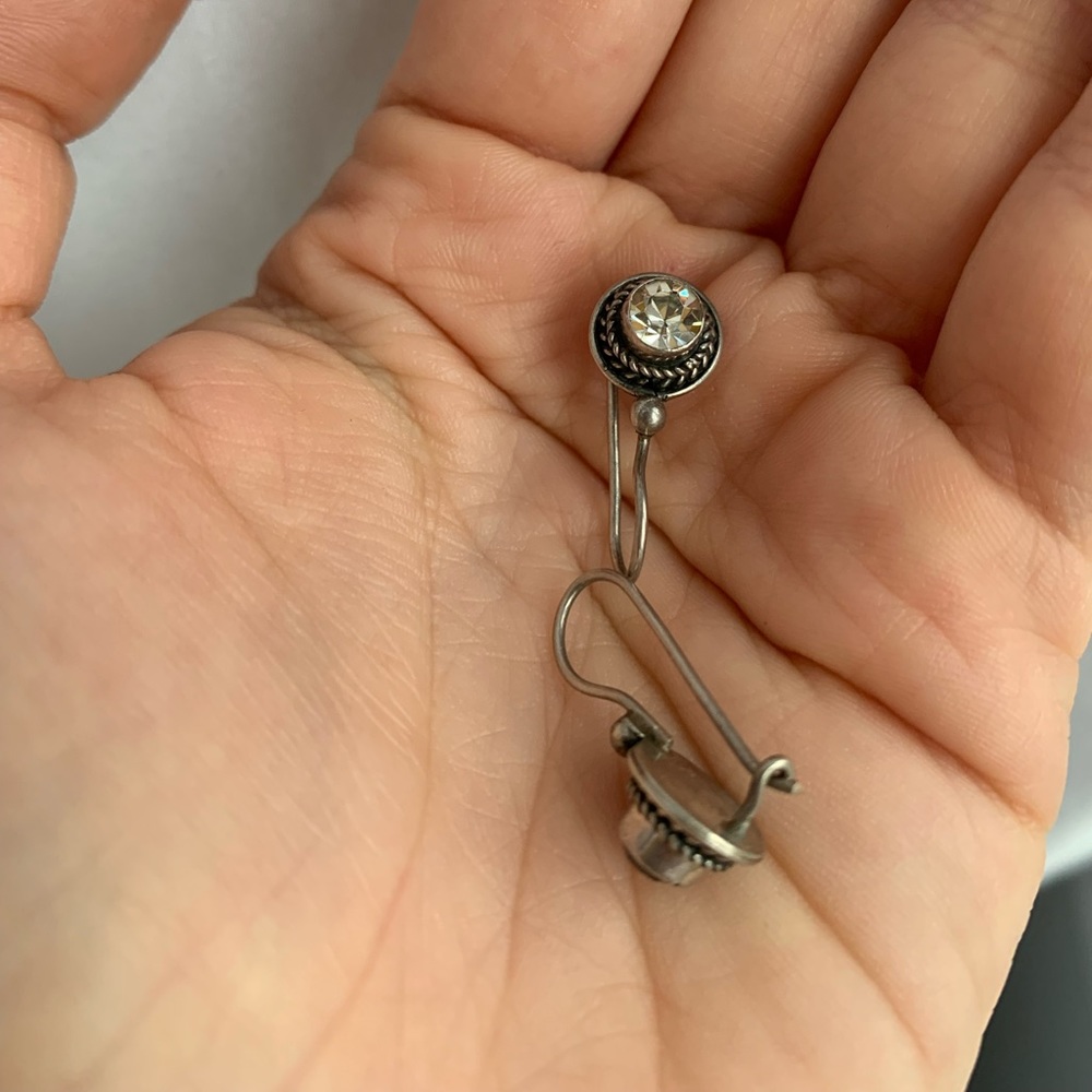 silver earrings biucles d'oreilles en argent neuves